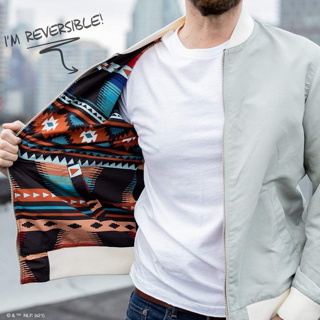 RSVLTS Dumb and Dumber Jacket Dumb and Dumber "The Lloyd Jacket" – Reversible Bomber Jacket
